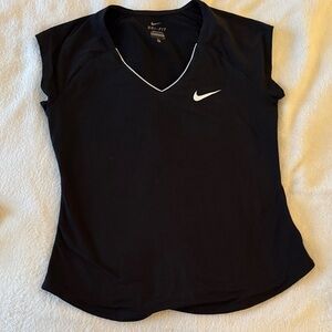 Nike Women's Dri-Fit Black Short Sleeve Tee